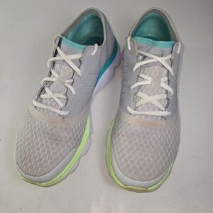 Under Armour Speedform Running Shoes Gray Teal Yellow Women's Size 11